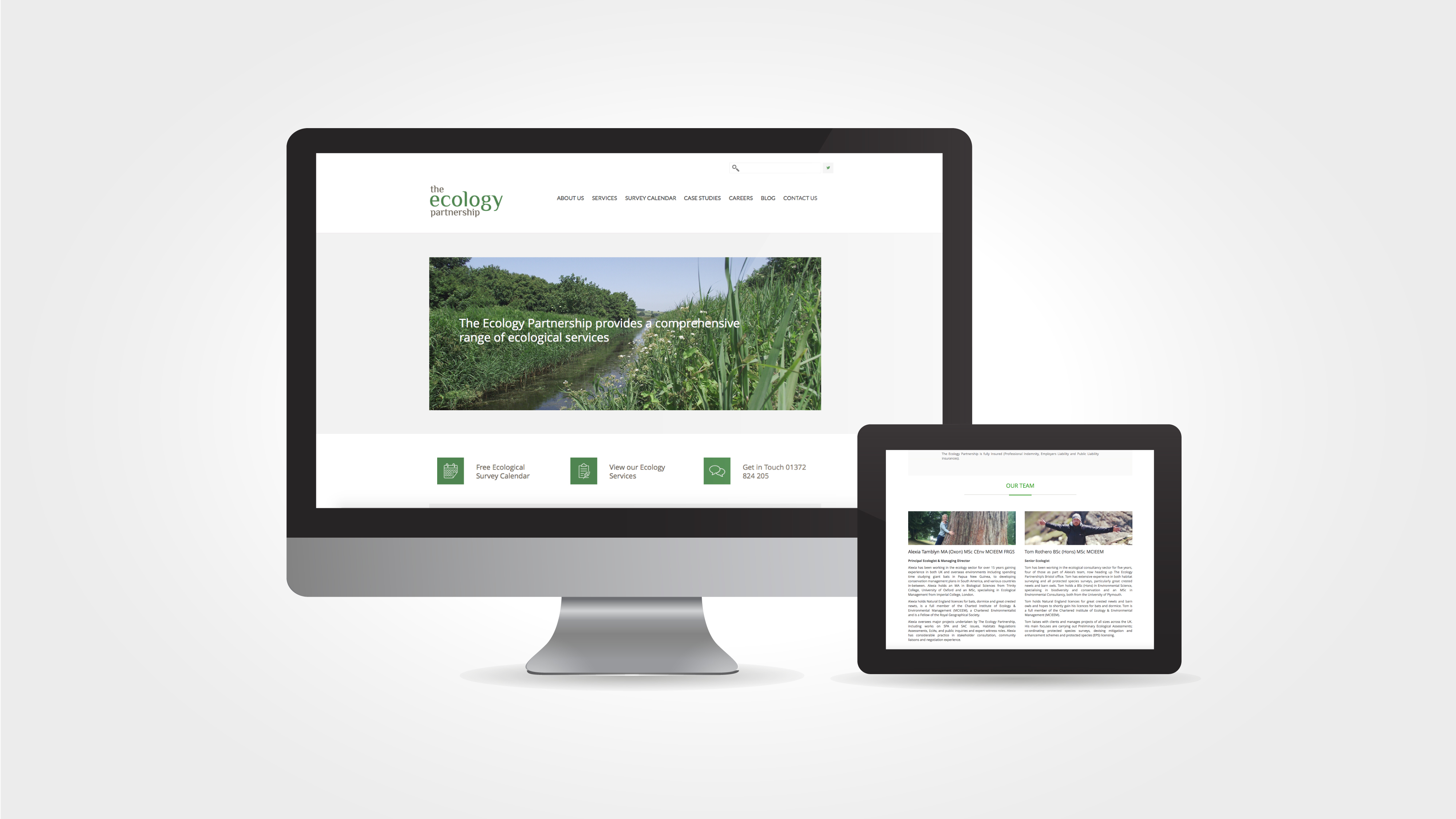 ecology partnership website design