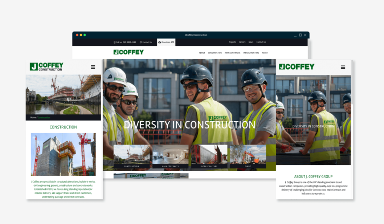 J Coffey Construction Website