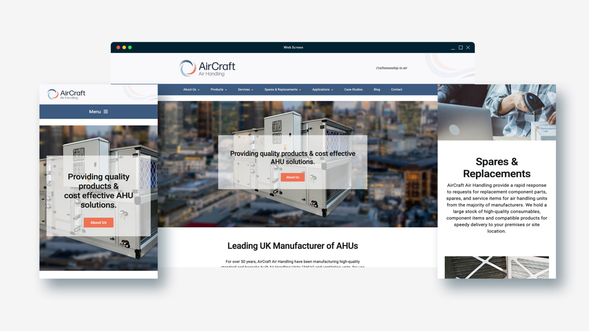 aircraft-website-mockup